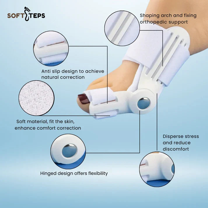 SoftSteps Bunion Toe Shaper (USA Imported 🇺🇸) BUY 1 Get 1 Free 🔥