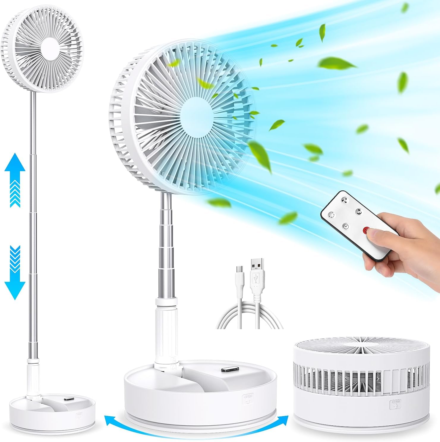 THE FAN FLEX™ MINI DESK FAN WITH HEIGHT ADJUSTABLE + 1.5 YEAR WARRANTY