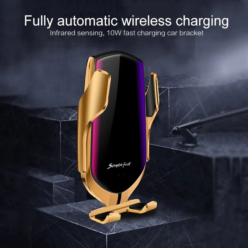 SimpleFast™ 2-in-1 Wireless Car Phone Holder & Charger