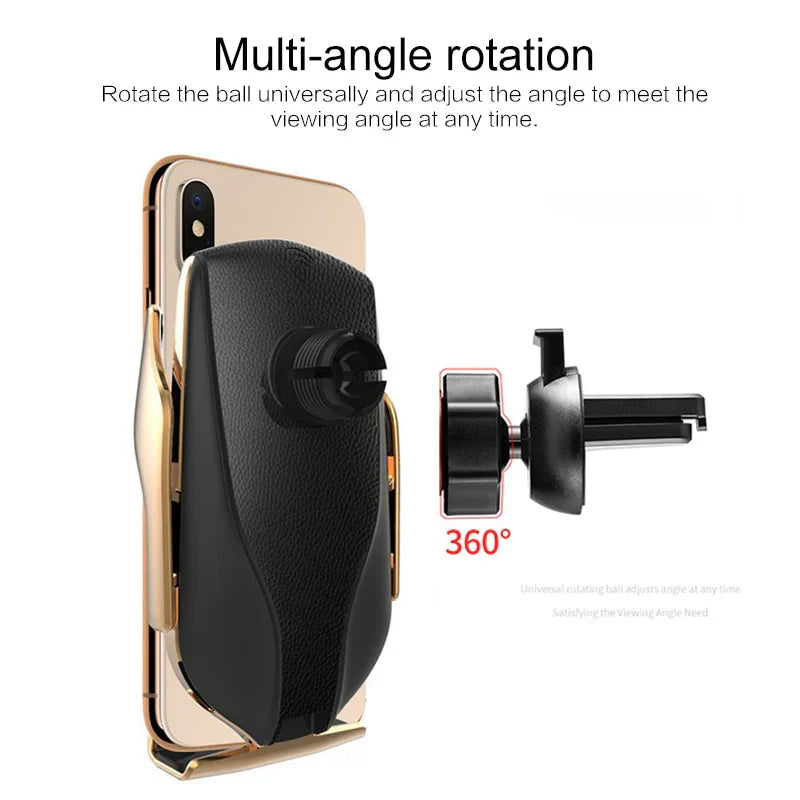 SimpleFast™ 2-in-1 Wireless Car Phone Holder & Charger